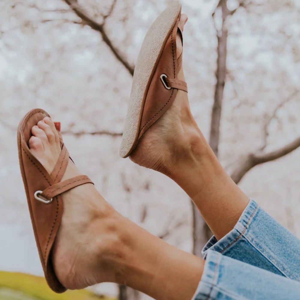 Brown Sarita So Soft Leather Women's Sandals